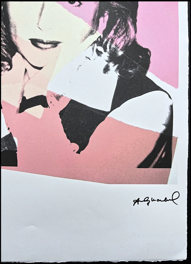 Andy Warhol - Marcia Weisman růžová 52/100 - edice Leo Castelli s certifikátem