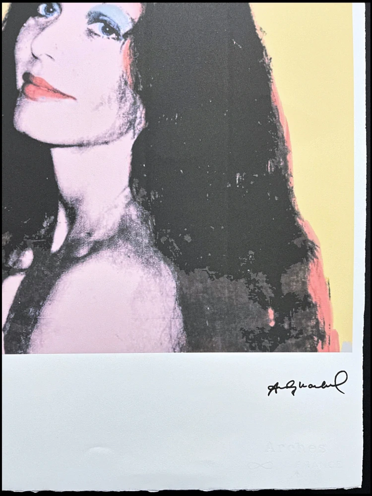 Andy Warhol - Brooke Hayward 95/100 - edice Leo Castelli s certifikátem
