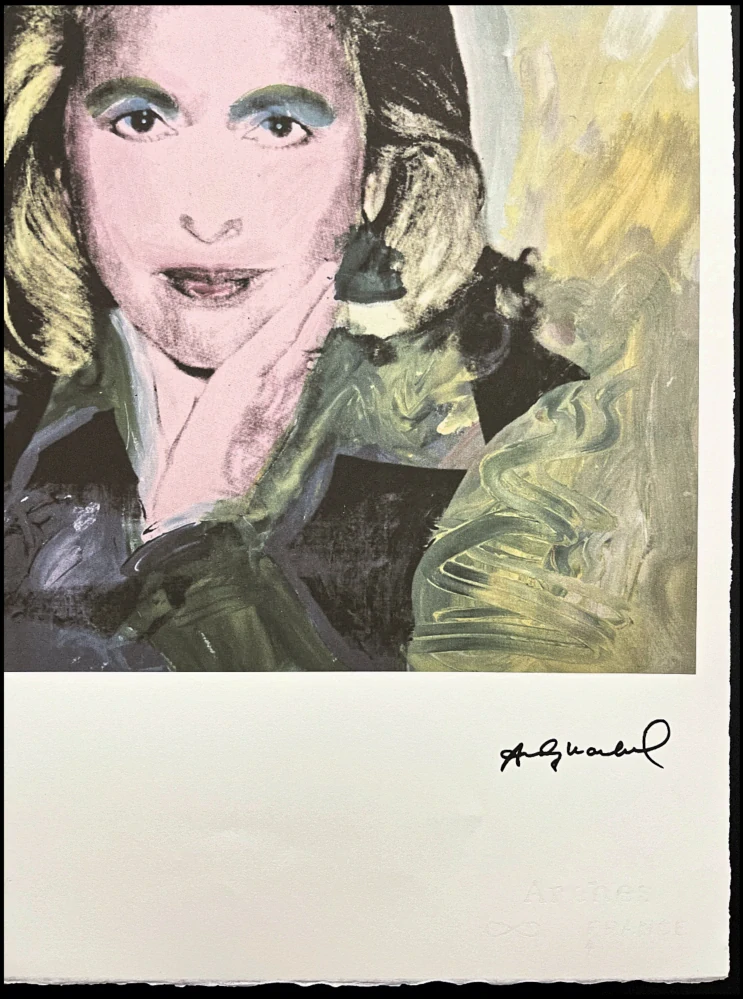 Andy Warhol - Marcia Weisman žlutá 40/100 - edice Leo Castelli s certifikátem