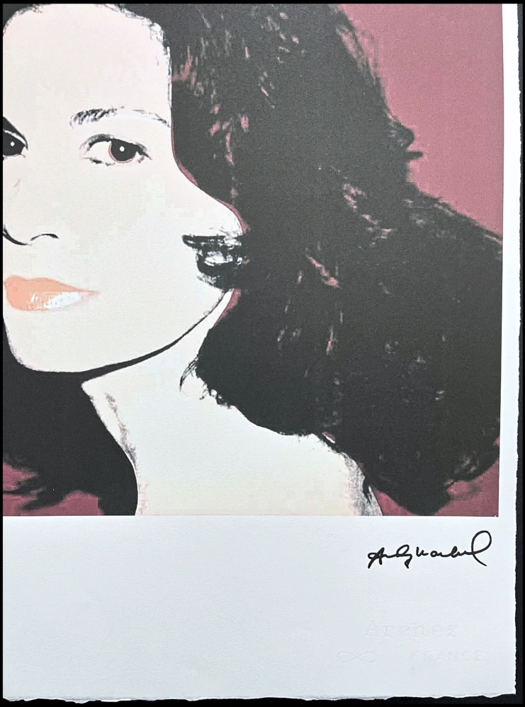 Andy Warhol - Florinda Bolka x/100 - edice Leo Castelli s certifikátem