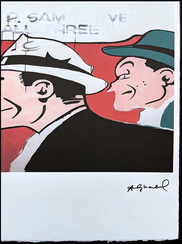 Andy Warhol - Dick Tracy 34/100 - edice Leo Castelli s certifikátem