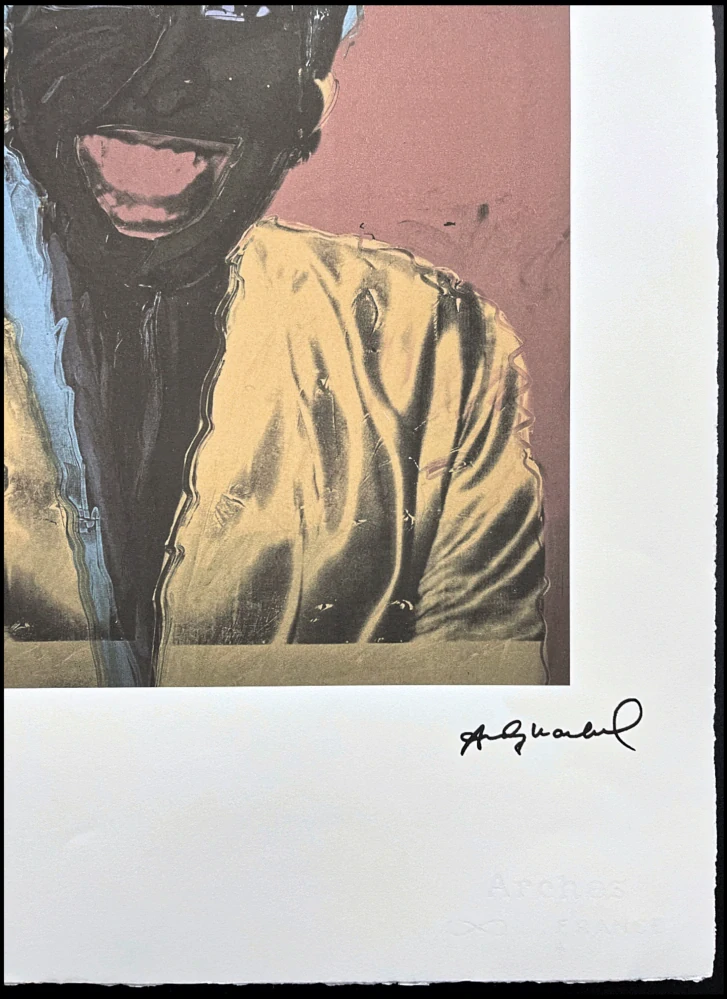 Andy Warhol - Wilhelmina Ross hnědá 50/100 - edice Leo Castelli s certifikátem