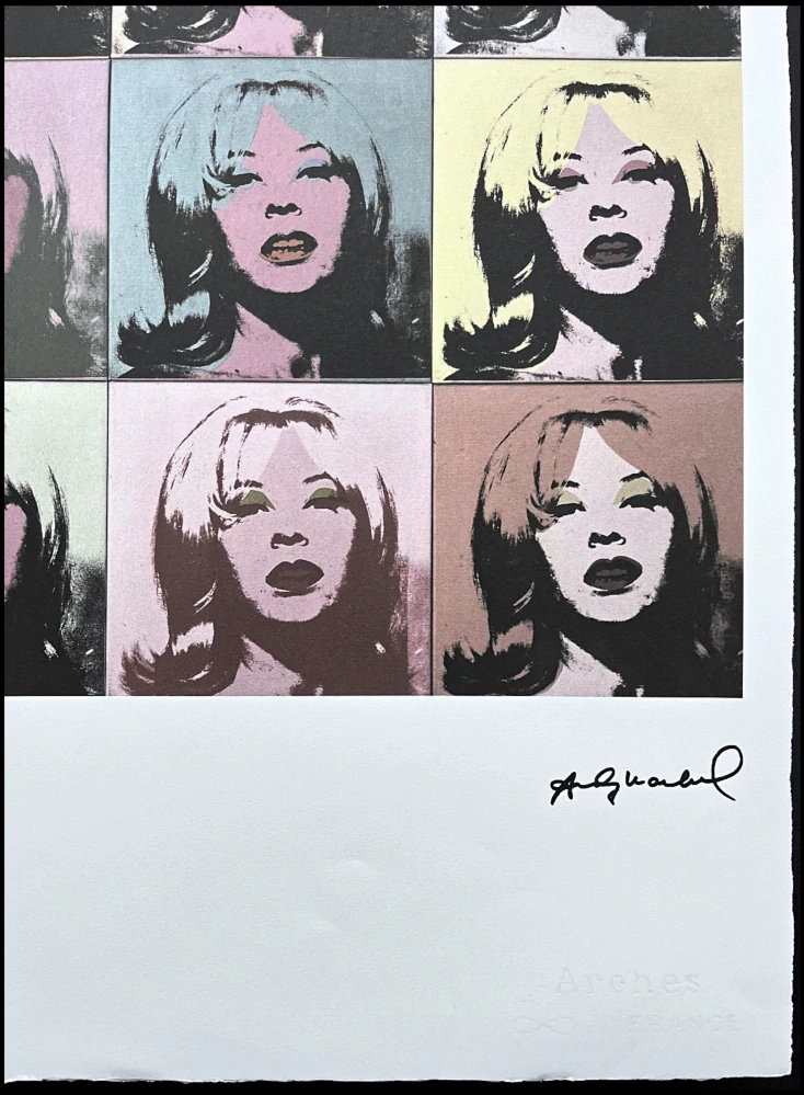 Andy Warhol - Holly Solomon 64/100 - edice Leo Castelli s certifikátem