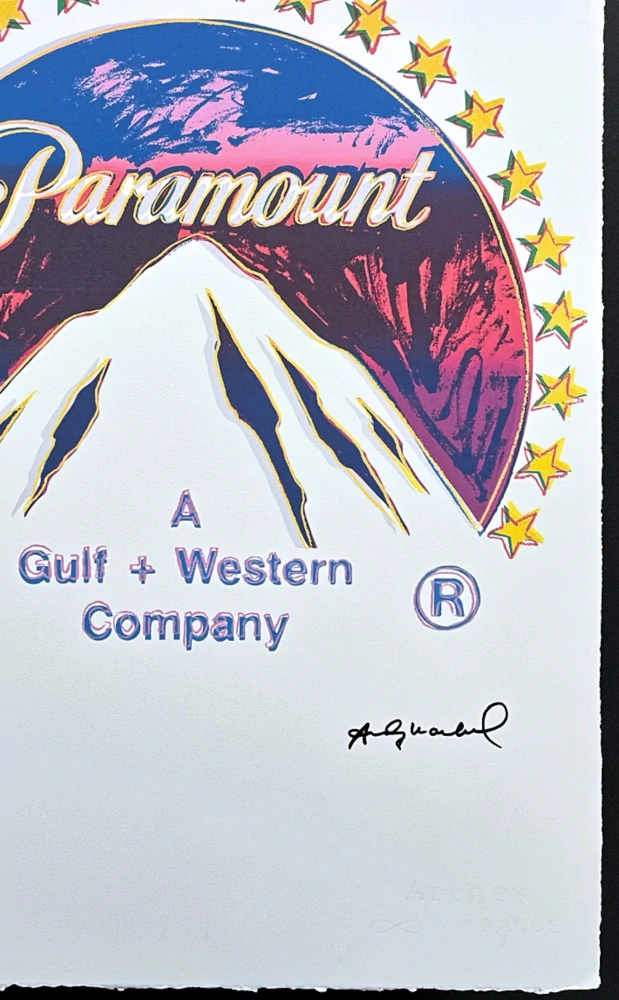 Andy Warhol - Paramount classic 24/100 - edice Leo Castelli s certifikátem