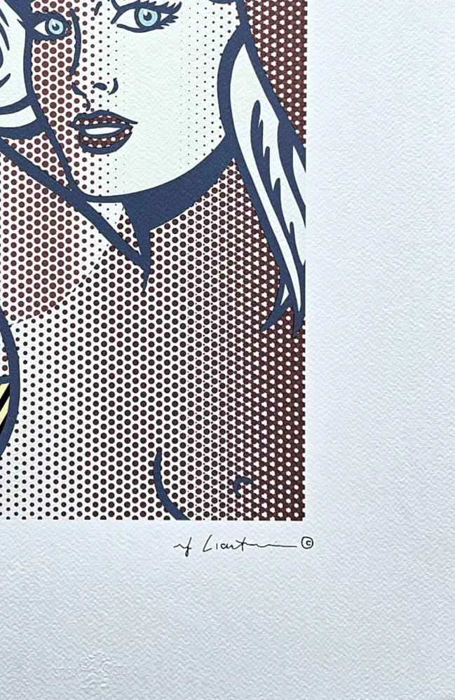 Roy Lichtenstein - Nude with blue Hair - signováno, 35x50cm, limitovaná edice 31/150