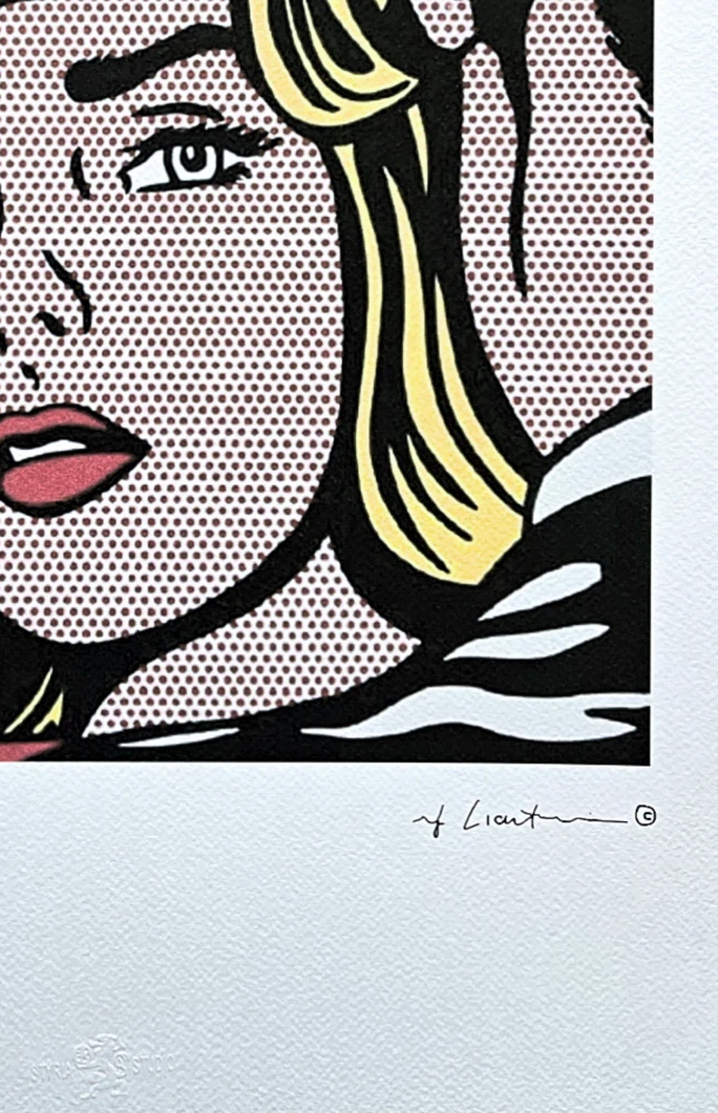 Roy Lichtenstein - I thought I heard your voice - signováno, 35x50cm, limitovaná edice 88/150