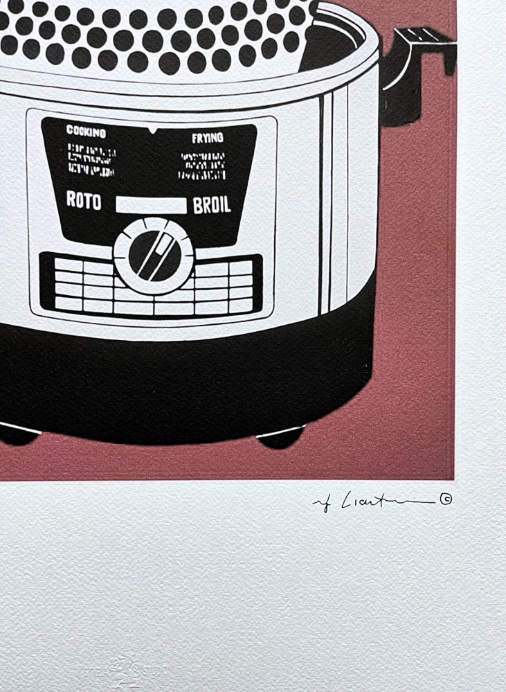 Roy Lichtenstein - Roto Broil - signováno, 35x50cm, limitovaná edice 29/150