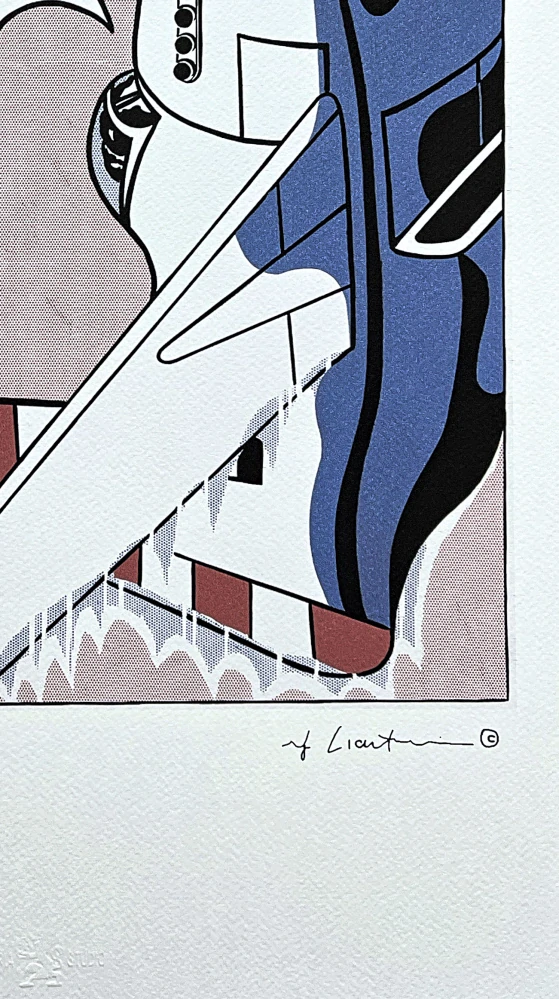 Roy Lichtenstein - Live Ammo Ha Ha Ha - signováno, 35x50cm, limitovaná edice 86/150