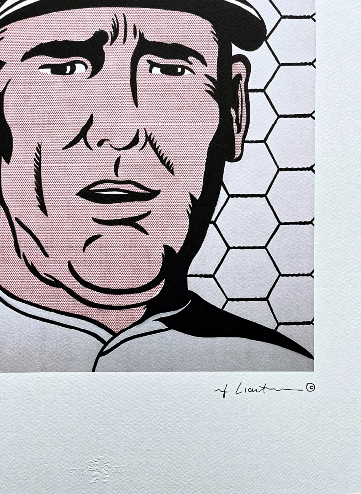 Roy Lichtenstein - Baseball Manager - signováno, 35x50cm, limitovaná edice 58/150
