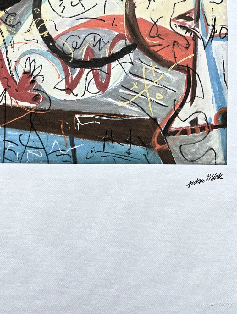 Jackson Pollock - Stenographic figure 124/300 - signováno 50x70cm