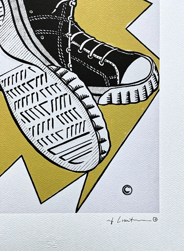 Roy Lichtenstein - Keds - signováno, 35x50cm, limitovaná edice 26/150