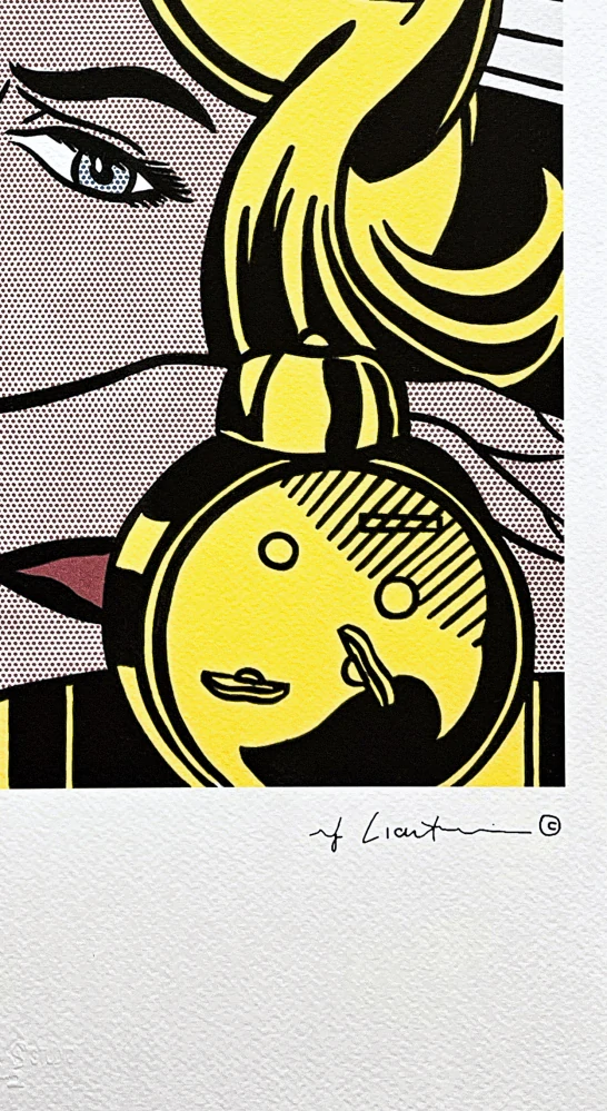 Roy Lichtenstein - Blonde Waiting - signováno, 35x50cm, limitovaná edice 56/150