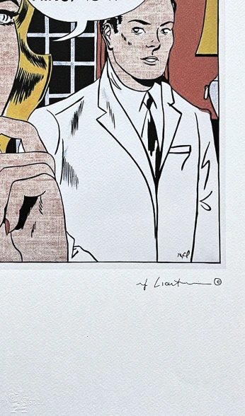 Roy Lichtenstein - Engagement Ring - signováno, 35x50cm, limitovaná edice 27/150