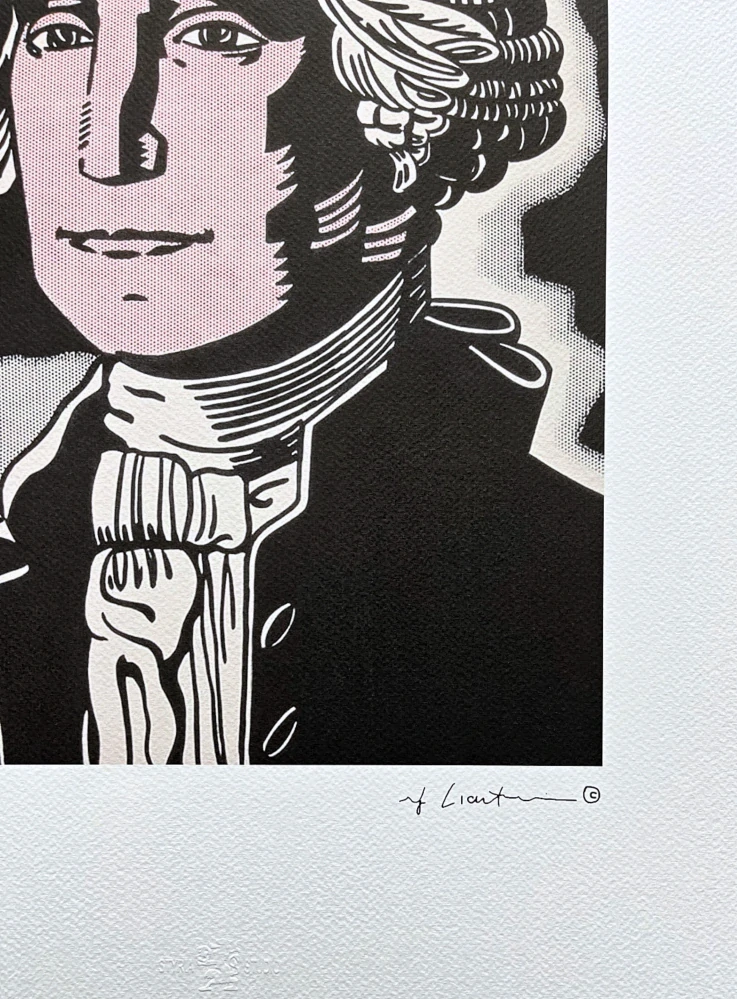 Roy Lichtenstein - George Washington - signováno, 35x50cm, limitovaná edice 12/150