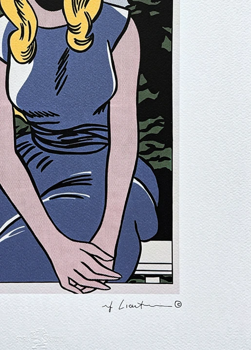 Roy Lichtenstein - I Know How you Must Feel Brad - signováno, 35x50cm, limitovaná edice 80/150