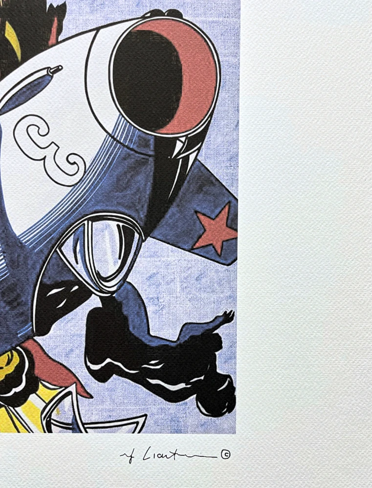 Roy Lichtenstein - Blam - signováno, 50x35cm, limitovaná edice 56/150