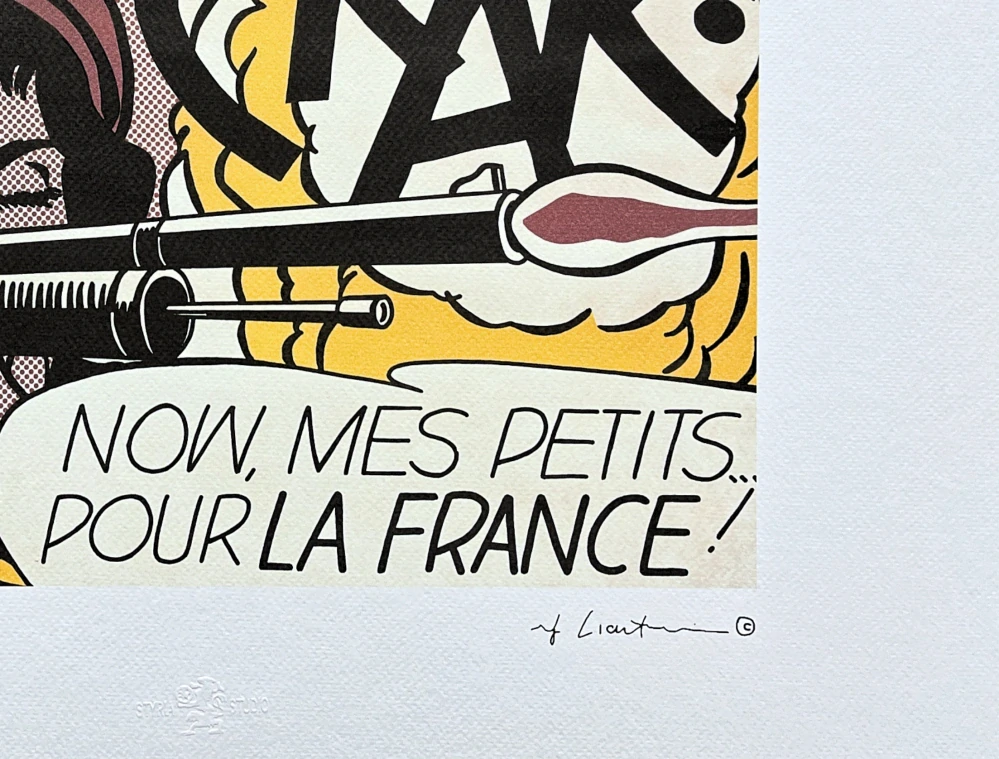 Roy Lichtenstein - Crak - signováno, 50x35cm, limitovaná edice 32/150
