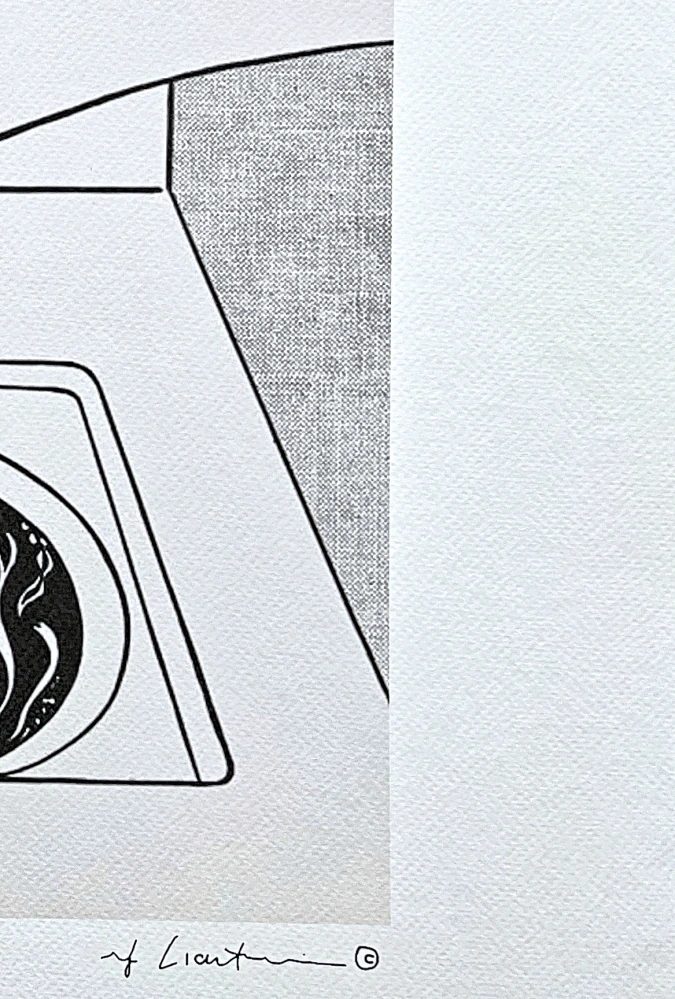Roy Lichtenstein - Washing Maschine - signováno, 50x35cm, limitovaná edice 30/150