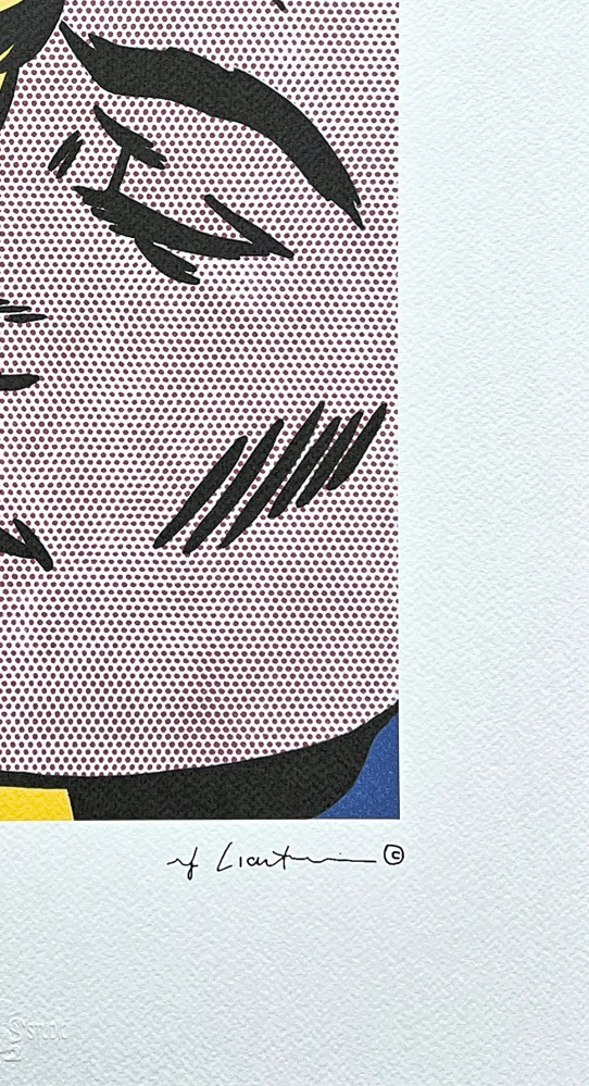 Roy Lichtenstein - It is with me - signováno, 35x50cm, limitovaná edice 50/150