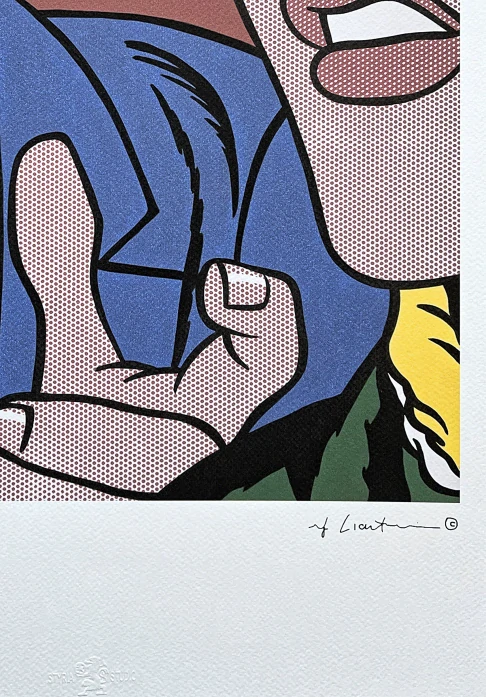 Roy Lichtenstein - Conversation - signováno, 35x50cm, limitovaná edice 50/150