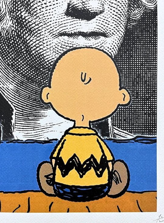 Death NYC - George Washington a Charlie Brown - limitovaná edice s certifikátem, 32x45cm