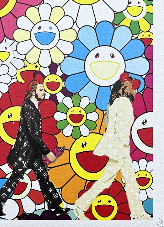 Death NYC - Color Murakami a Beatles - limitovaná edice s certifikátem, 45x32cm