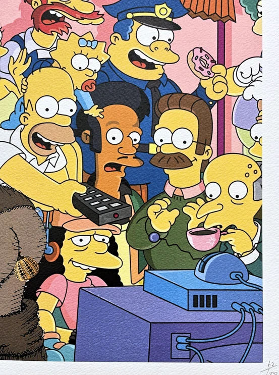 Death NYC - Simpsons a Kaws - limitovaná edice s certifikátem