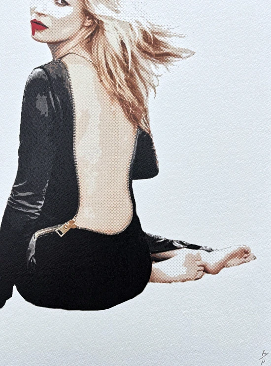 Death NYC - Kate Moss with Minnie ears - limitovaná edice s certifikátem, 32x45cm