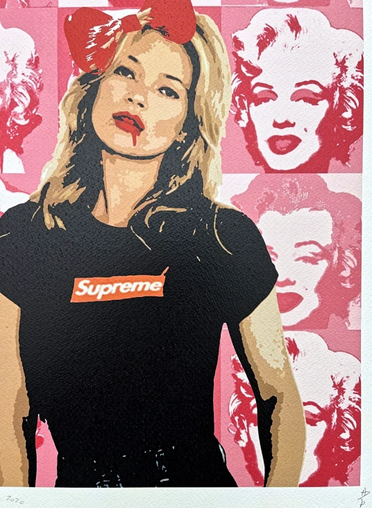 Death NYC - Kate Moss a Marilyn Monroe - limitovaná edice s certifikátem, 32x45cm