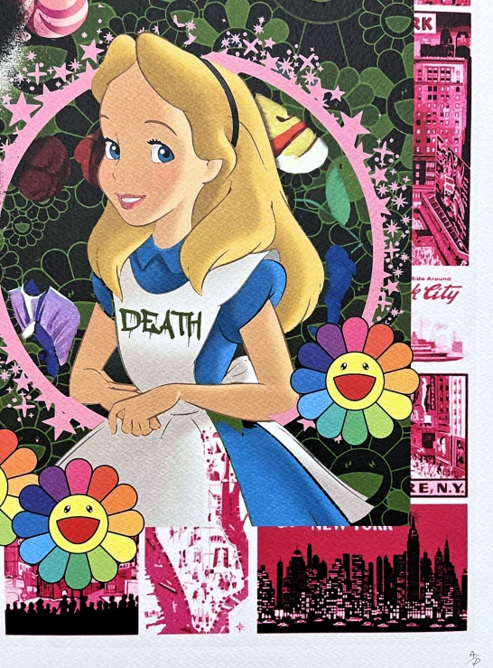 Death NYC - Alice, Murakami a New York - limitovaná edice s certifikátem, 32x45cm
