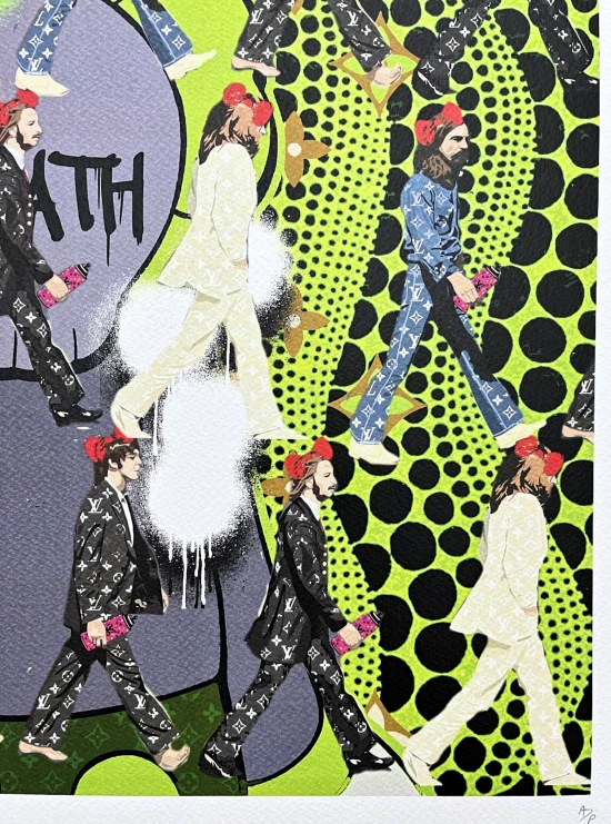 Death NYC - Kusama a Beatles - limitovaná edice s certifikátem, 32x45cm