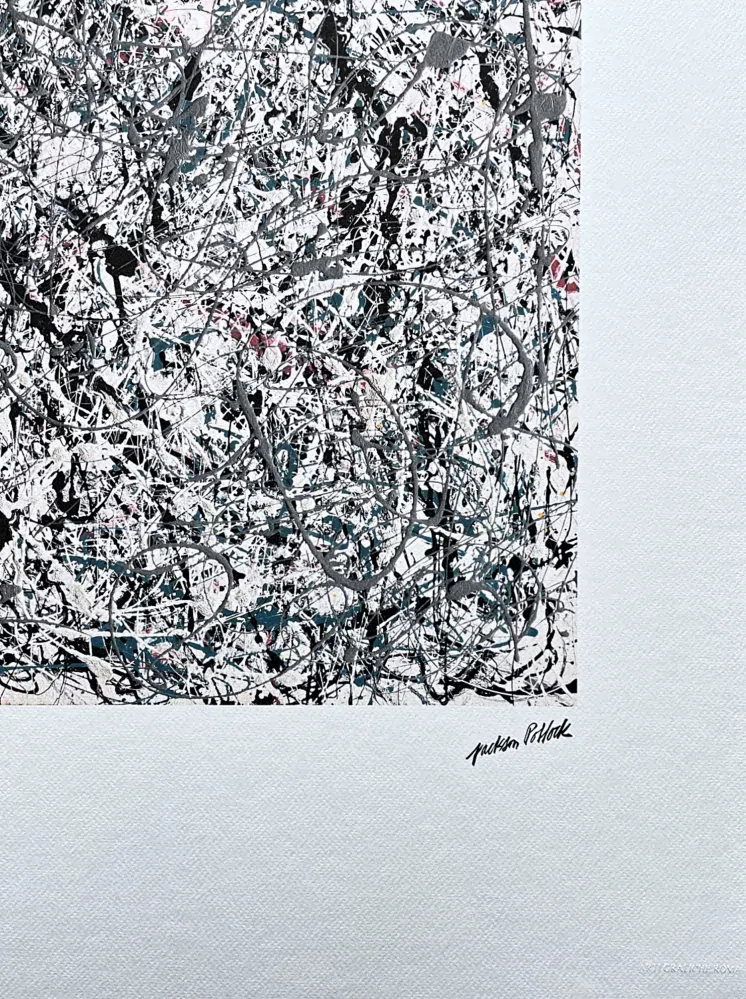 Jackson Pollock - Full Fathom Five 220/300 - signováno 50x70cm
