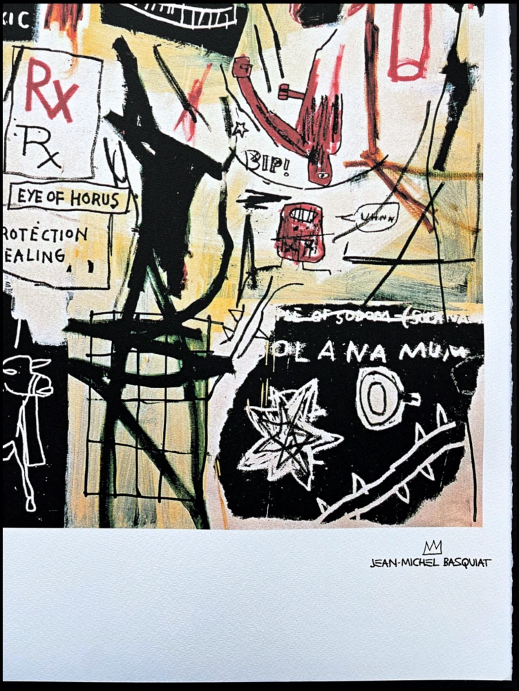 Jean-Michel Basquiat - Melting Point of Ice 126/300 - limitovaná edice, signováno, 50x70cm 