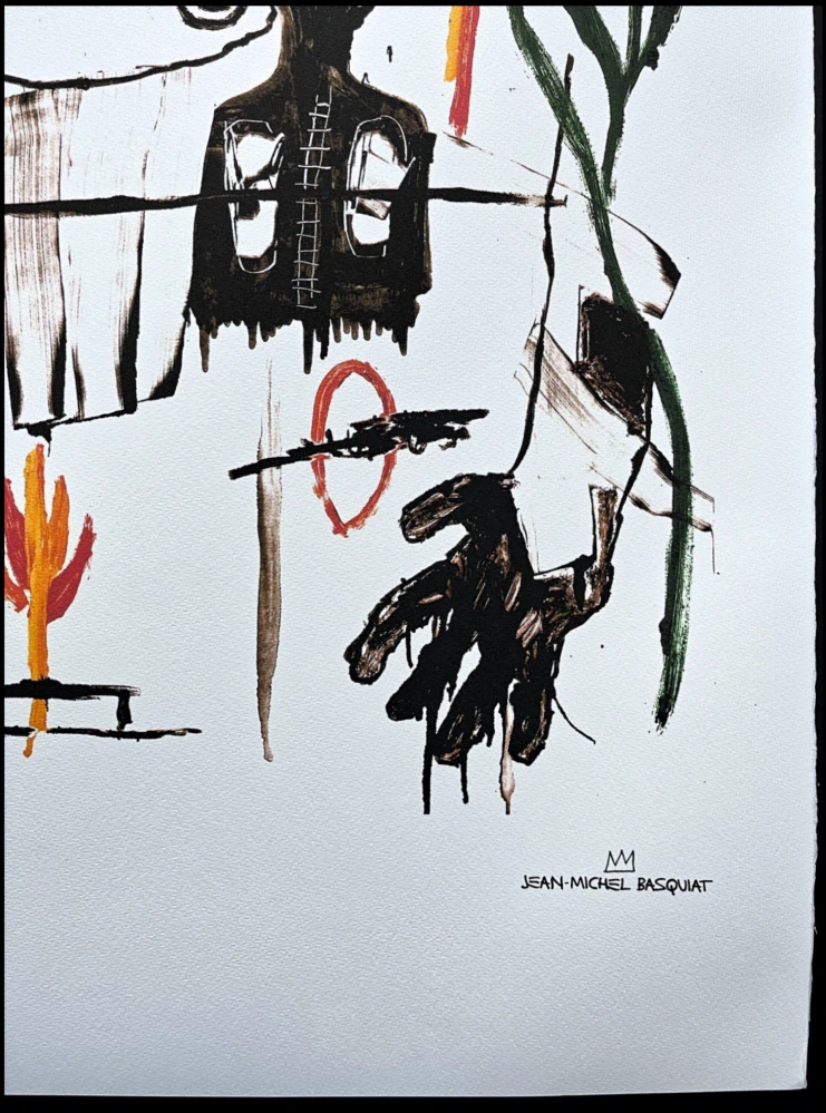 Jean-Michel Basquiat - Lead 210/300 - limitovaná edice, signováno, 50x70cm