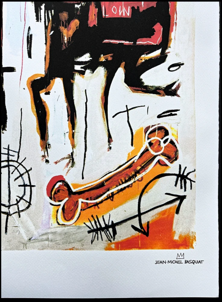 Jean-Michel Basquiat - Lion 14/300 - limitovaná edice, signováno, 50x70cm 