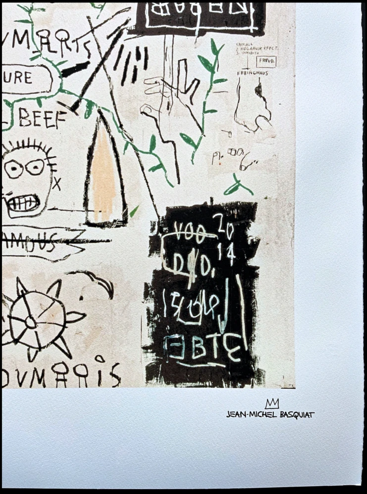 Jean-Michel Basquiat - Danny Rosen 80/300 - limitovaná edice, signováno, 50x70cm