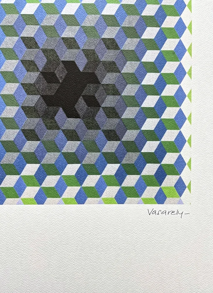 Victor Vasarely - ION 11 - limitovaná edice s certifikátem