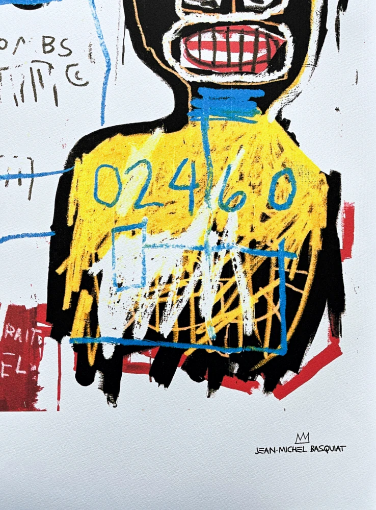 Jean-Michel Basquiat - Self Portrait as a Hell 260/300 - limitovaná edice, signováno, 50x70cm 