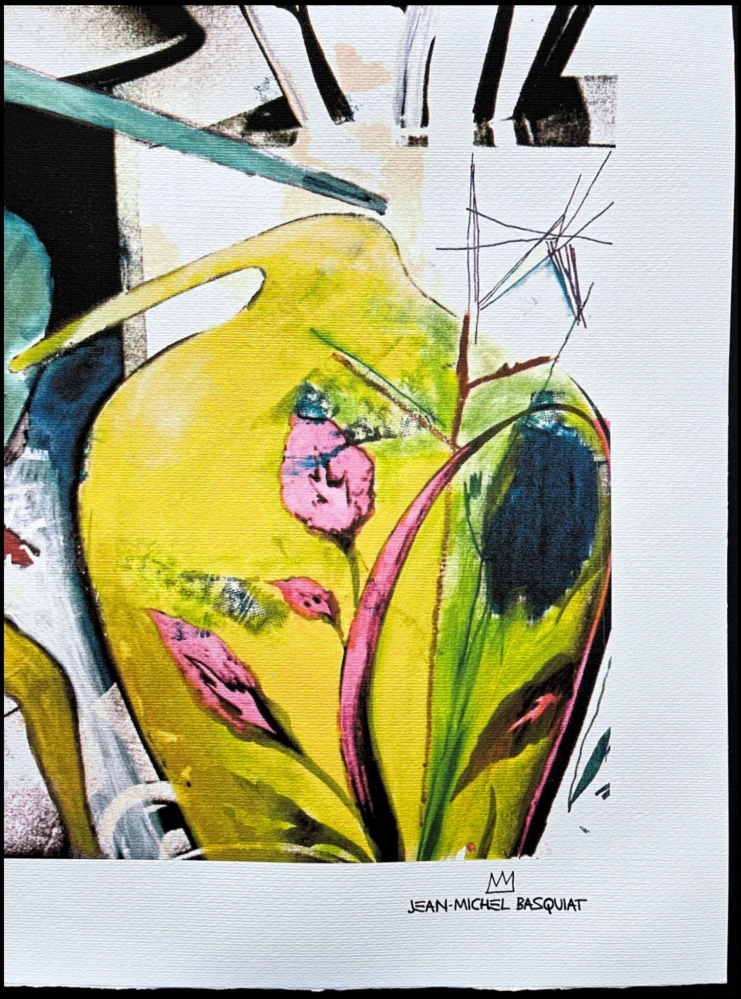 Jean-Michel Basquiat - Ex Ringye x/300 - limitovaná edice, signováno, 70x50cm