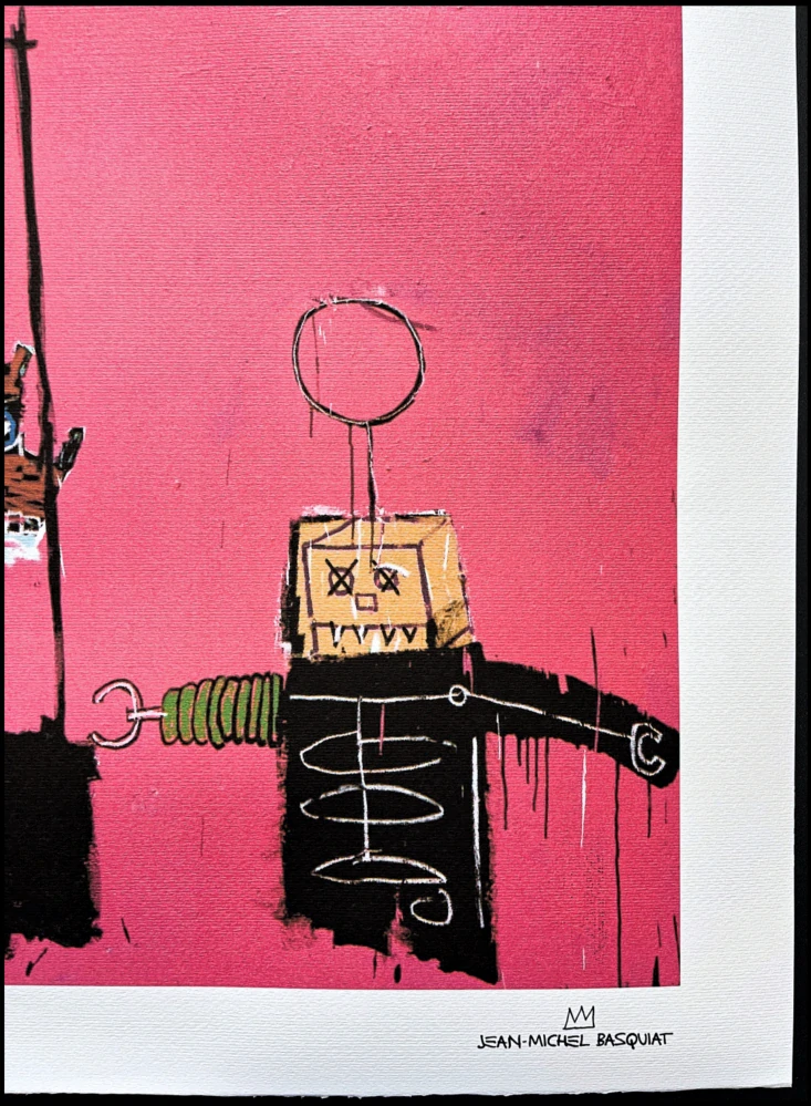 Jean-Michel Basquiat - Monasses x/300 - limitovaná edice, signováno, 70x50cm