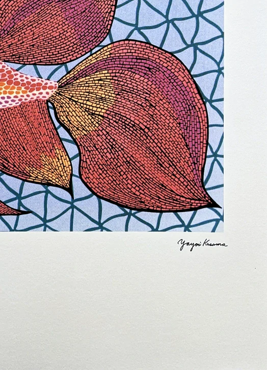 Yayoi Kusama - Goldfish x/500 - signováno, číslovaná edice, 50x65 cm
