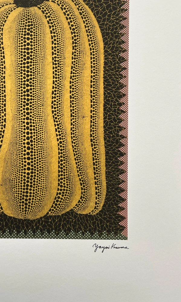 Yayoi Kusama - Pumpkin D x/500 - signováno, číslovaná edice, 50x65 cm