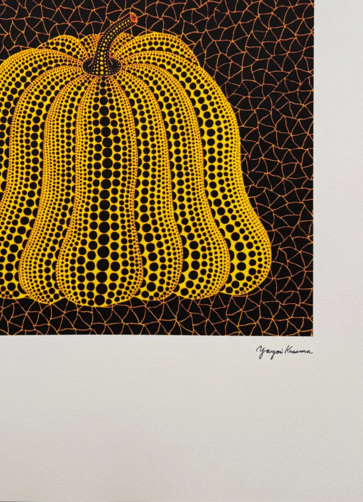 Yayoi Kusama - Pumpkin C x/500 - signováno, číslovaná edice, 50x65 cm