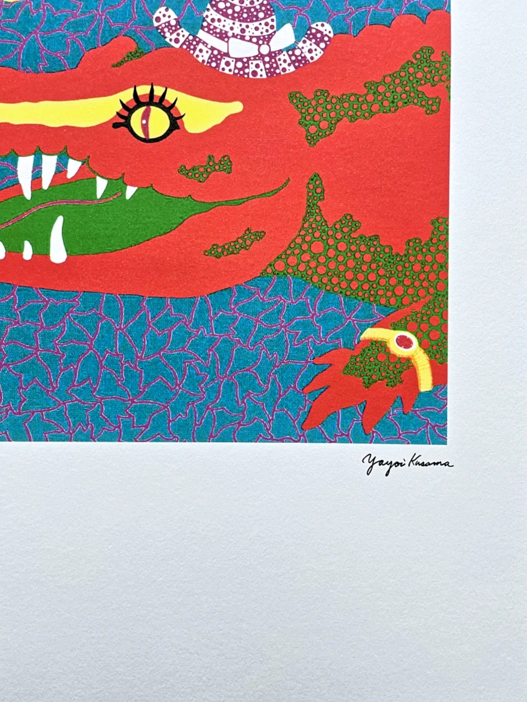 Yayoi Kusama -  Lunar Eclipse x/500 - signováno, číslovaná edice, 50x65 cm
