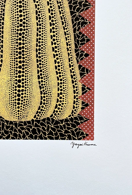 Yayoi Kusama - Pumpkin D x/500 - signováno, číslovaná edice, 50x65 cm