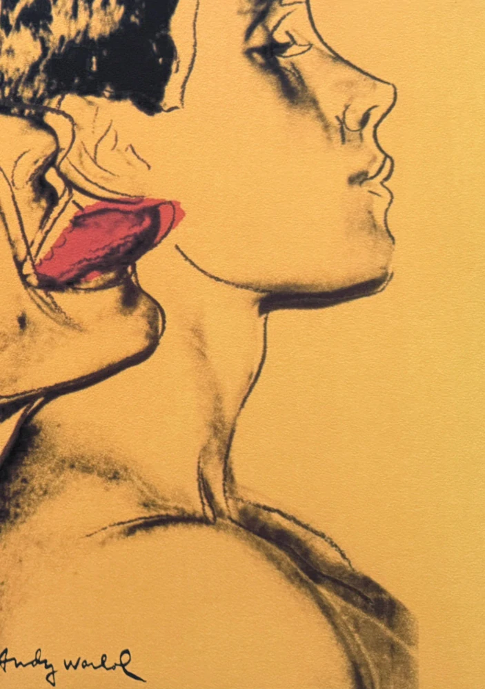 Andy Warhol - Querelle žlutý 21/2400 - 60x60cm, limitovaná edice CMOA s ceritifkátem