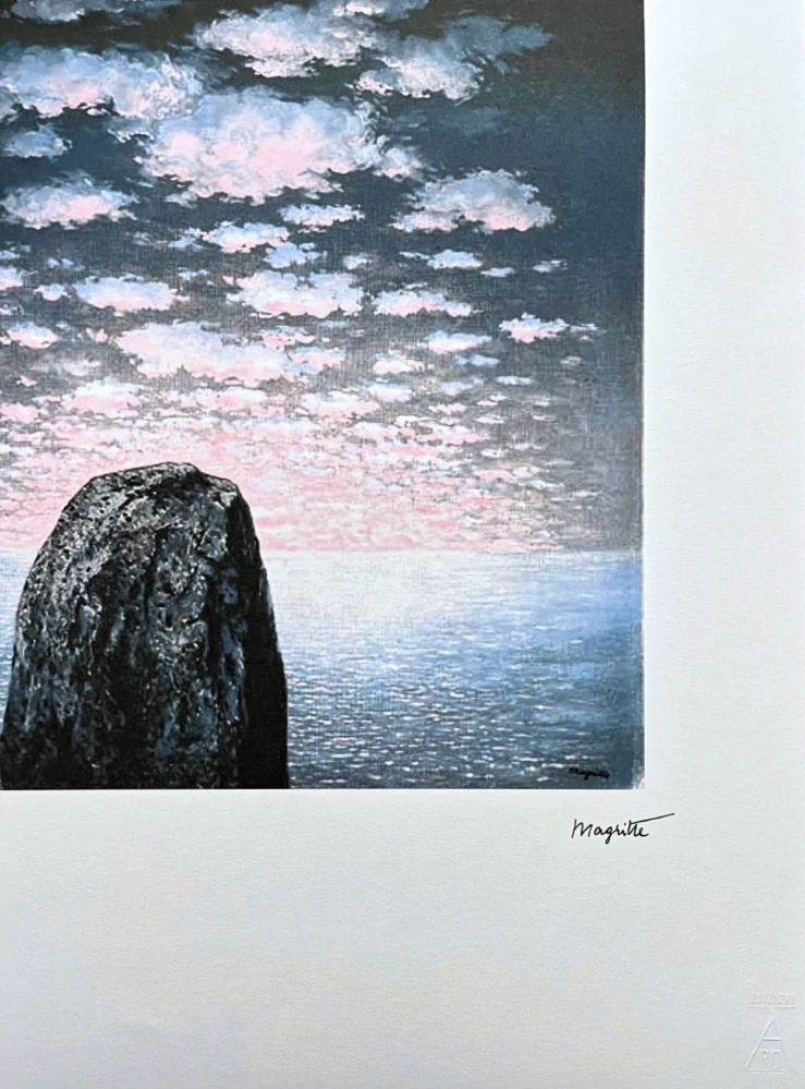 René Magritte - Le Bal Masque 62/100 - limitovaná edice, 50x70cm