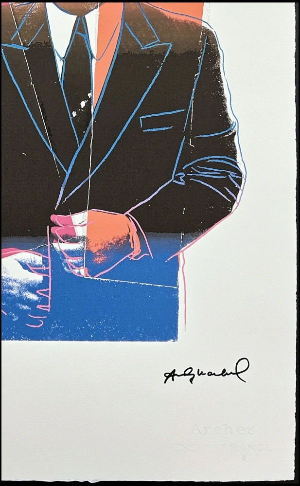 Andy Warhol - John Gotti černý x/100 - edice Leo Castelli s certifikátem