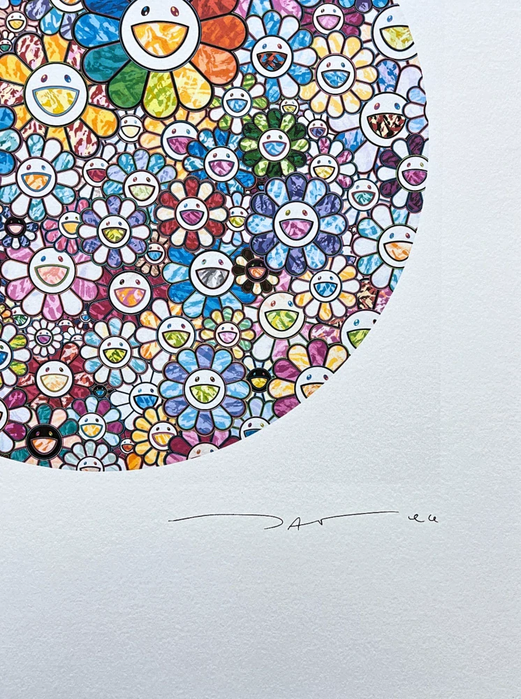 Takashi Murakami - Thank you for the wonderful destiny 101/300- signováno, číslovaná edice, 50x65 cm