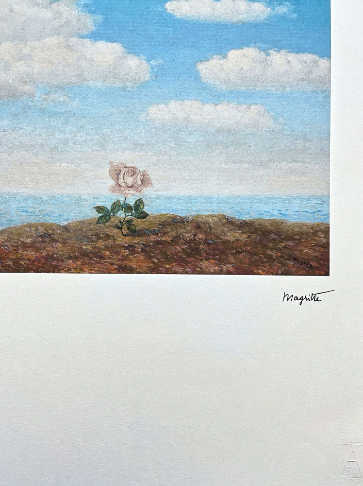 René Magritte - L'utopie 33/100 - limitovaná edice, 50x70cm